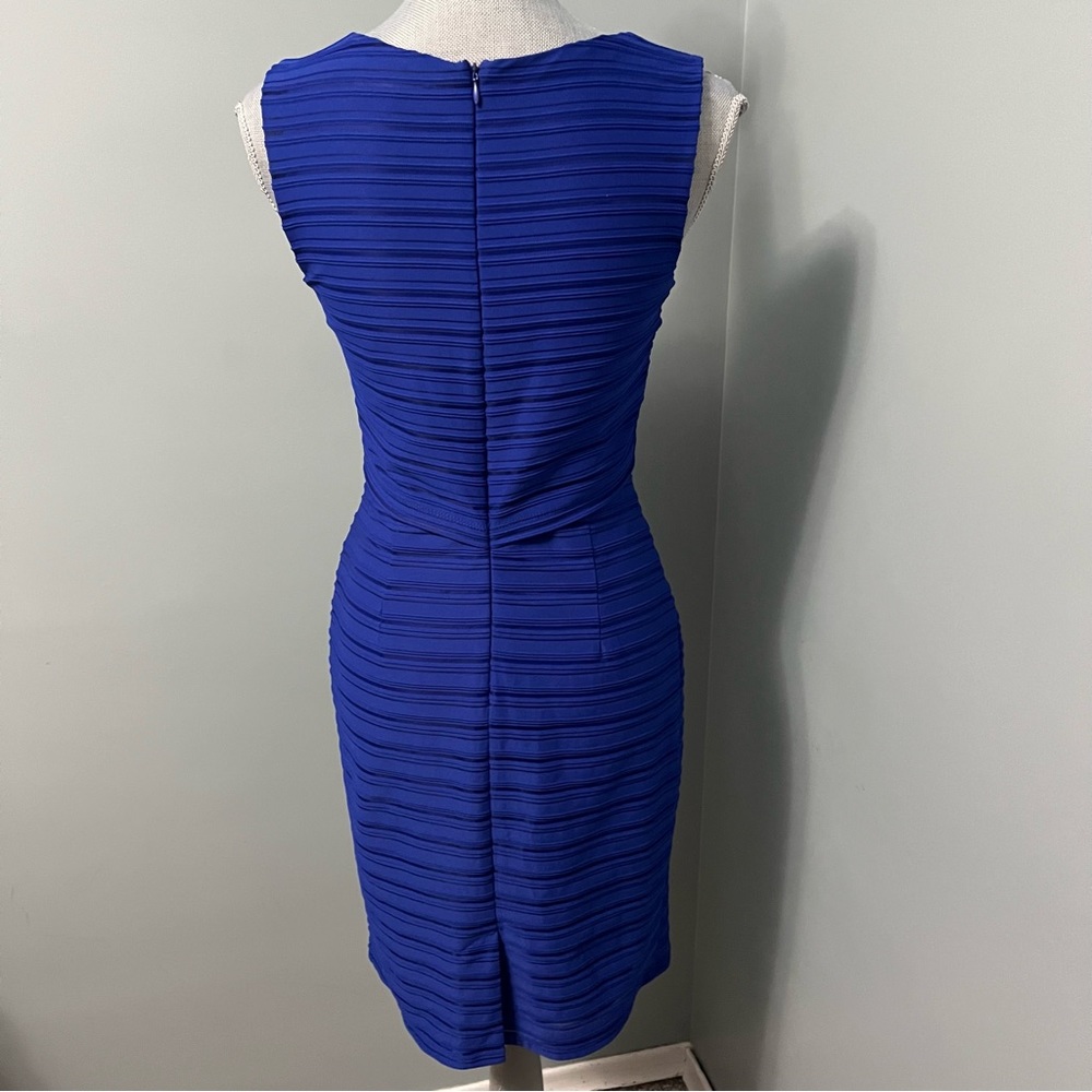 CLEO sleeveless blue Cocktail Dress women’s size 2 wedding guest dress - Picture 4 of 9